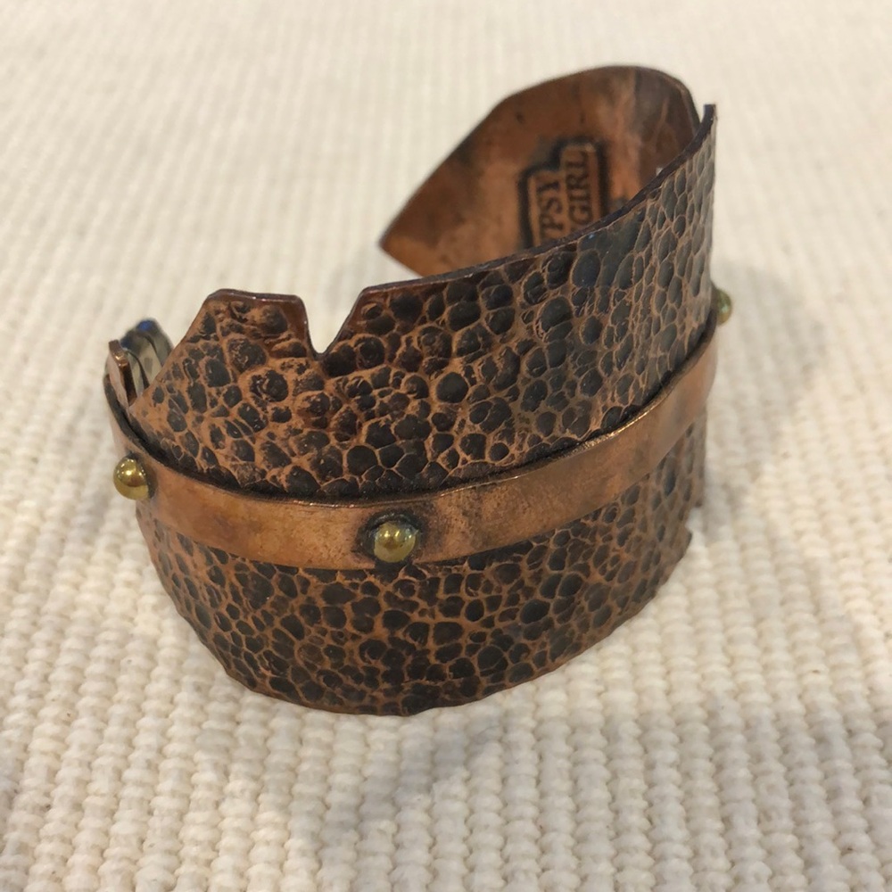 Gypsy Cowgirl Metal Feather Cuff Bracelet